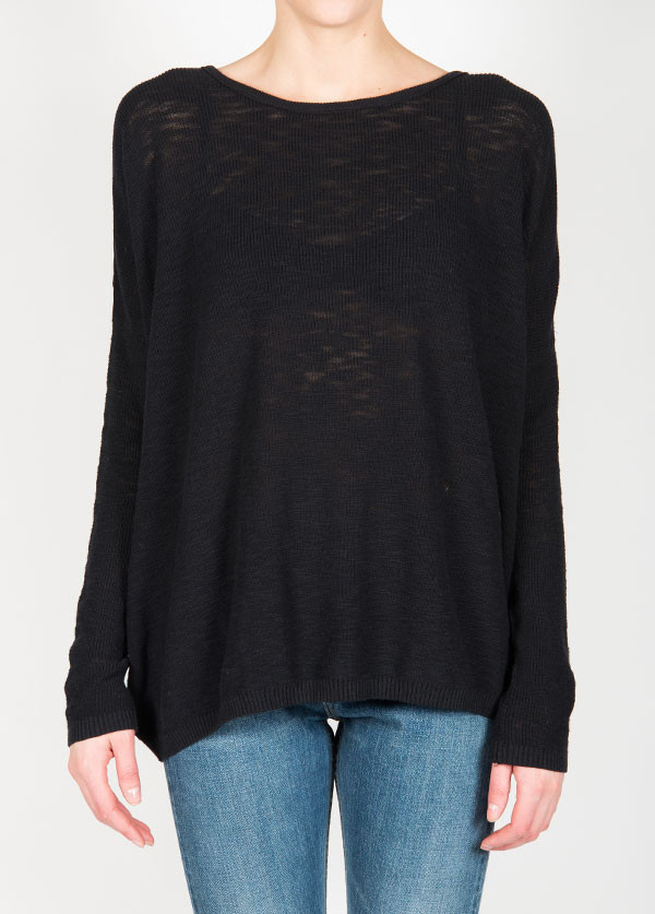Line Knitwear - The Roundabout in Caviar Line Knitwear - The Roundabout in Caviar