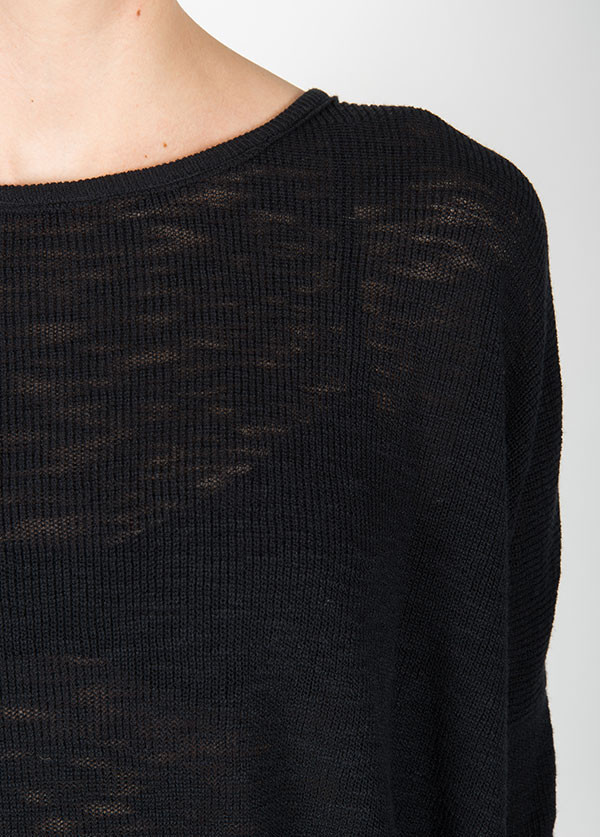 Line Knitwear - The Roundabout in Caviar Line Knitwear - The Roundabout in Caviar