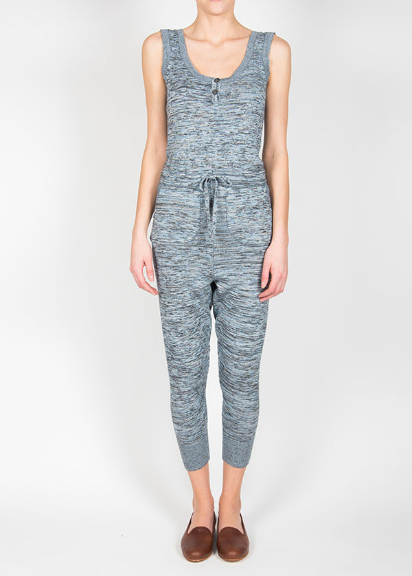 Micaela Greg Knit Jumpsuit - Jean Micaela Greg Knit Jumpsuit - Jean