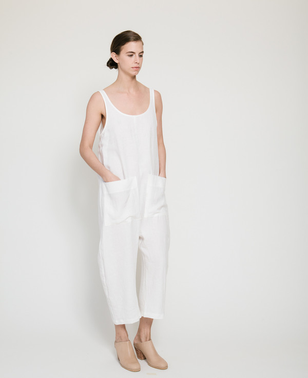 Ilana Kohn Gary Jumpsuit in white Ilana Kohn Gary Jumpsuit in white