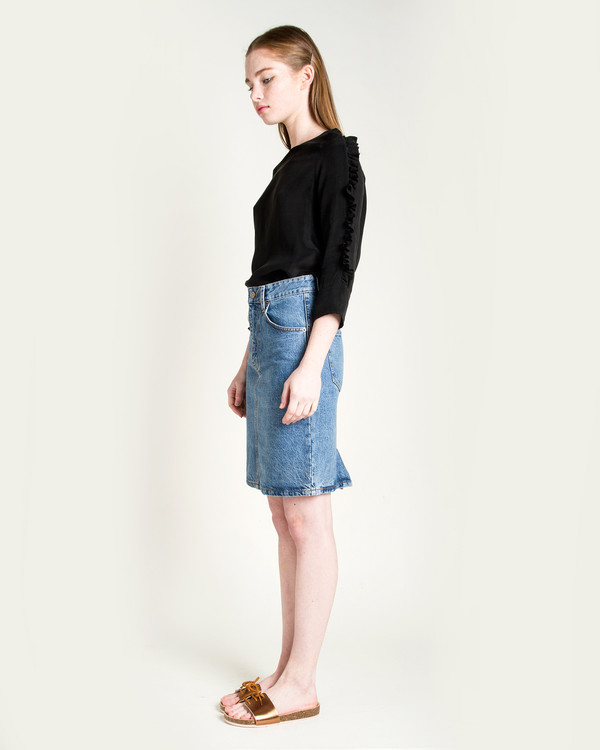 Objects Without Meaning Jena Denim Skirt Objects Without Meaning Jena Denim Skirt