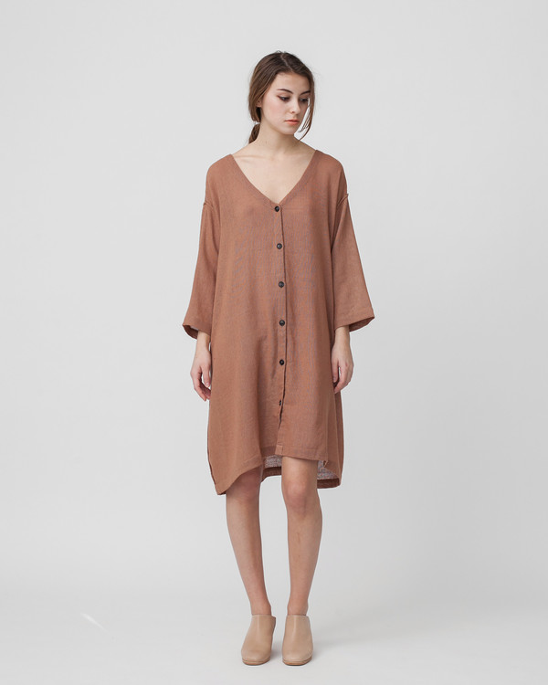 Jute Shirtdress Jute Shirtdress
