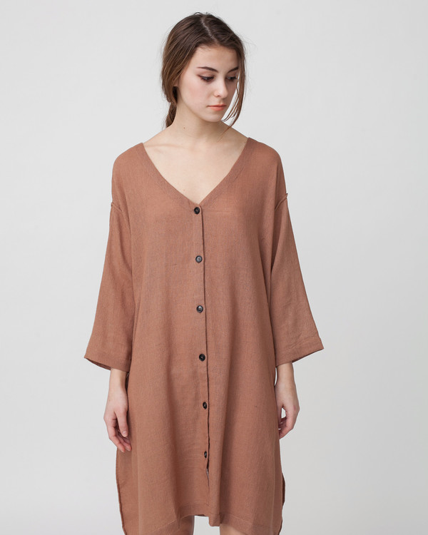 Jute Shirtdress Jute Shirtdress