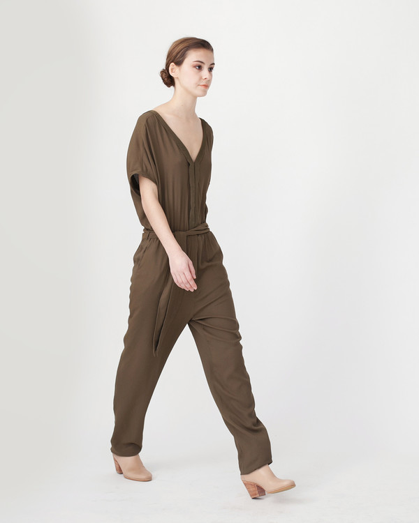 Sessun Mara Jumpsuit in Khaki Sessun Mara Jumpsuit in Khaki