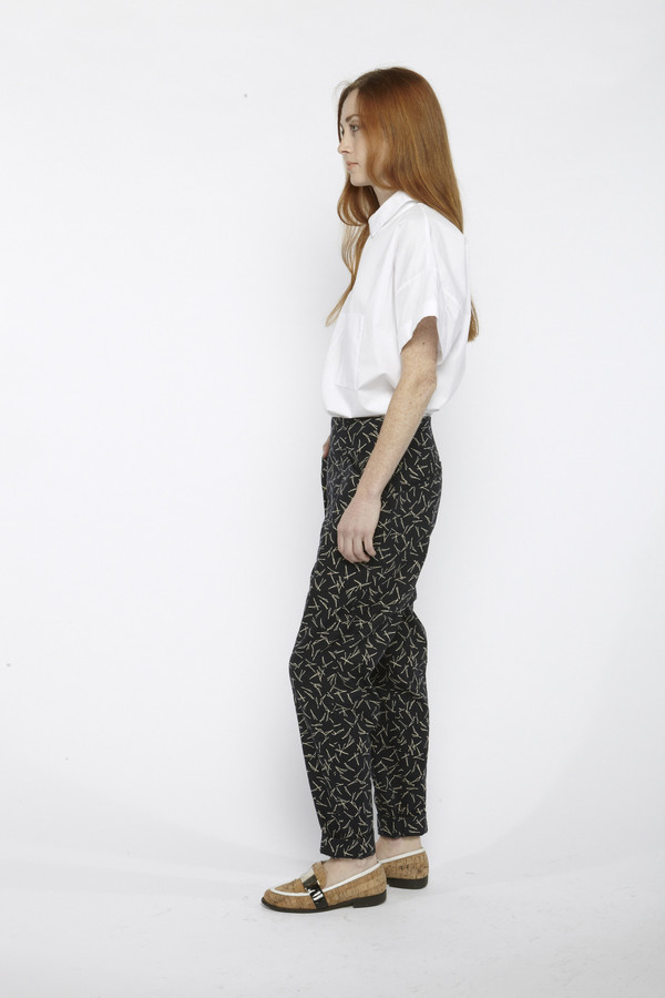 Suzanne Rae Printed Hip Pockets Pants Suzanne Rae Printed Hip Pockets Pants