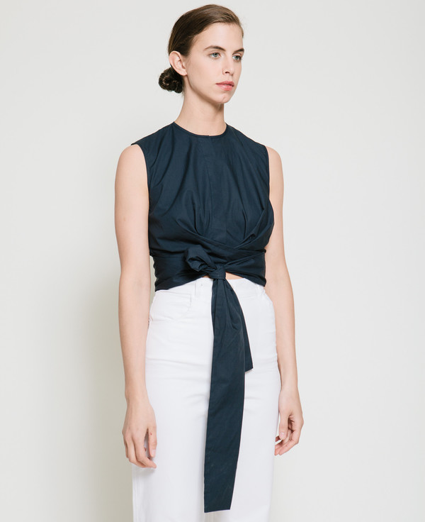 Gary Bigeni Sall Sleeveless Wrap Top Gary Bigeni Sall Sleeveless Wrap Top