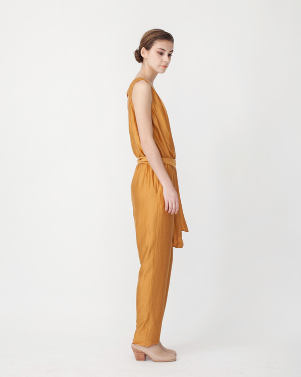Sessun Victoire Jumpsuit in Mustard Sessun Victoire Jumpsuit in Mustard
