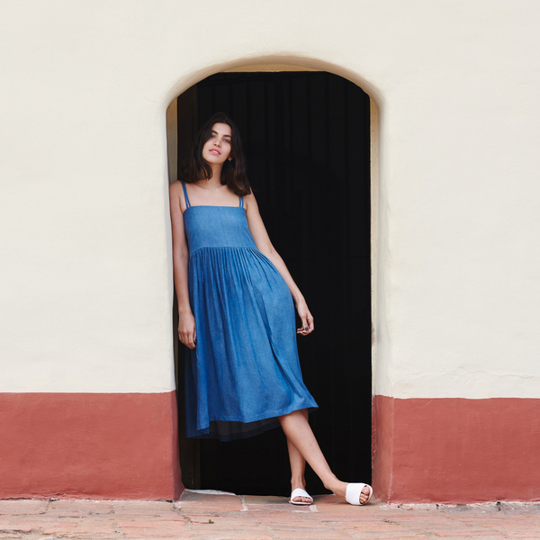 FIRSTRITE SUN DRESS - DENIM FIRSTRITE SUN DRESS - DENIM