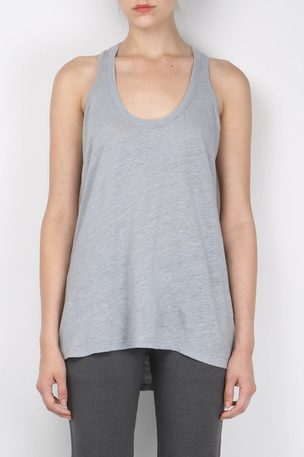 Monrow Basic Linen Tank Monrow Basic Linen Tank