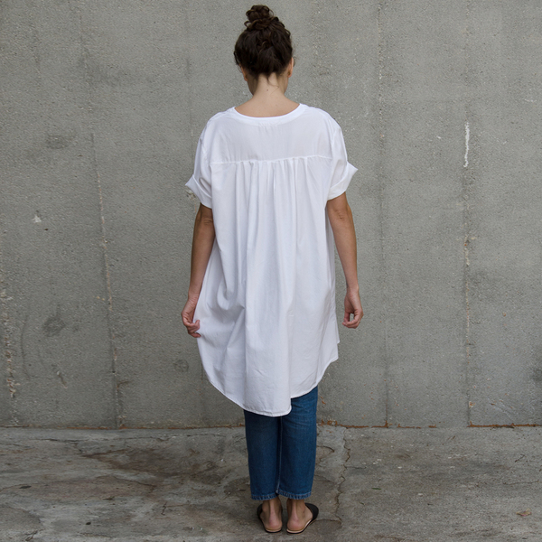 ALI GOLDEN SHIRT/DRESS - WHITE ALI GOLDEN SHIRT/DRESS - WHITE
