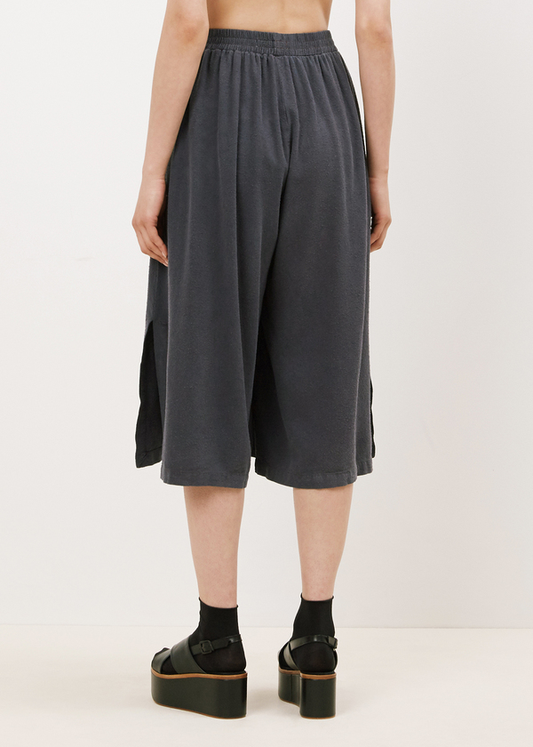Black Crane Slit Wide Culotte - Midnight Black Crane Slit Wide Culotte - Midnight