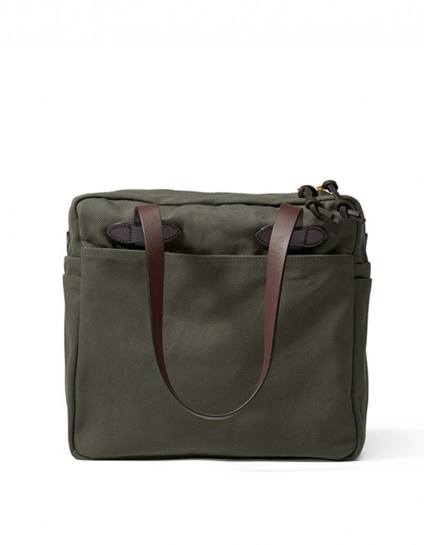 Filson Zippered Tote Otter Green Filson Zippered Tote Otter Green