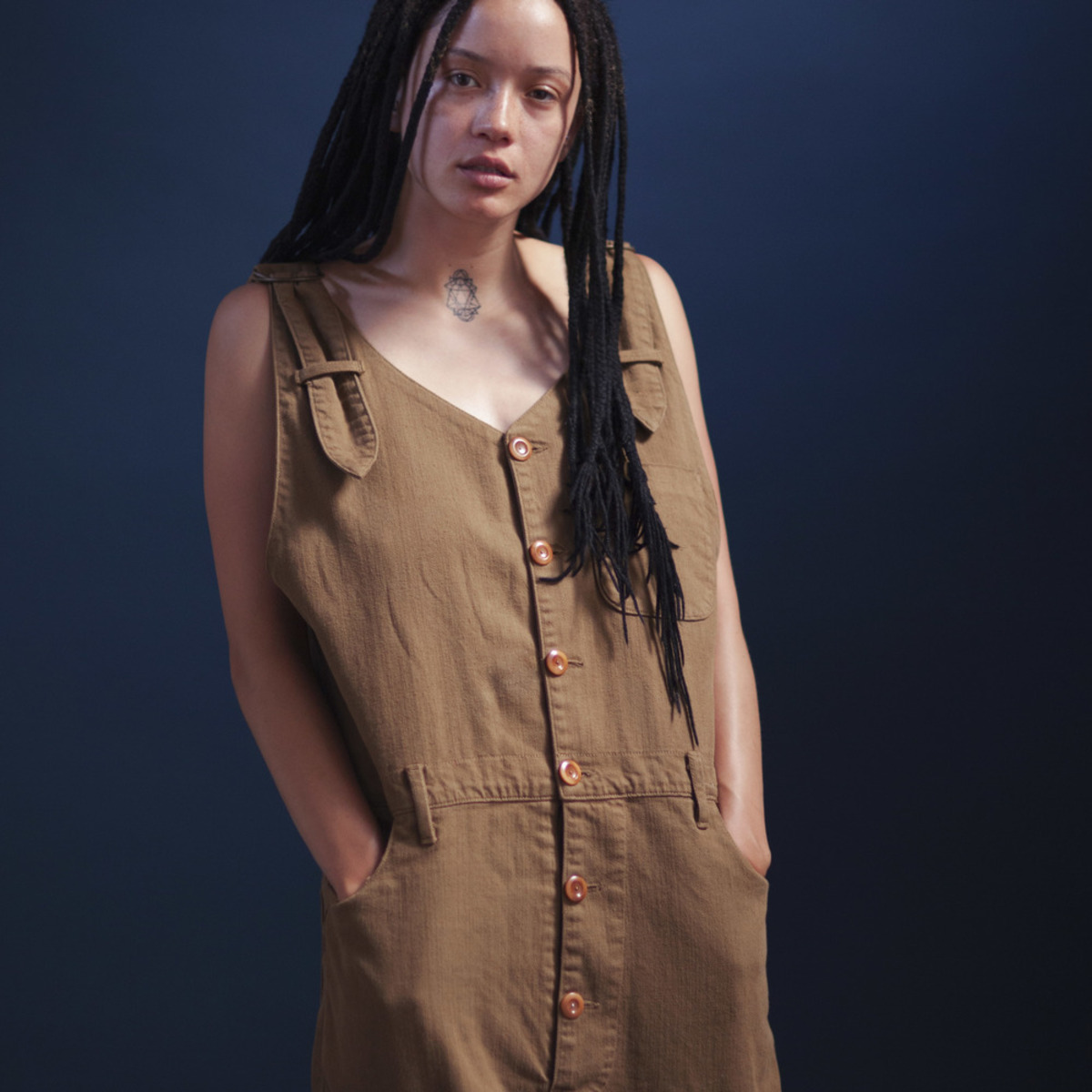 Coffee Dyed Overalls Garmentory
