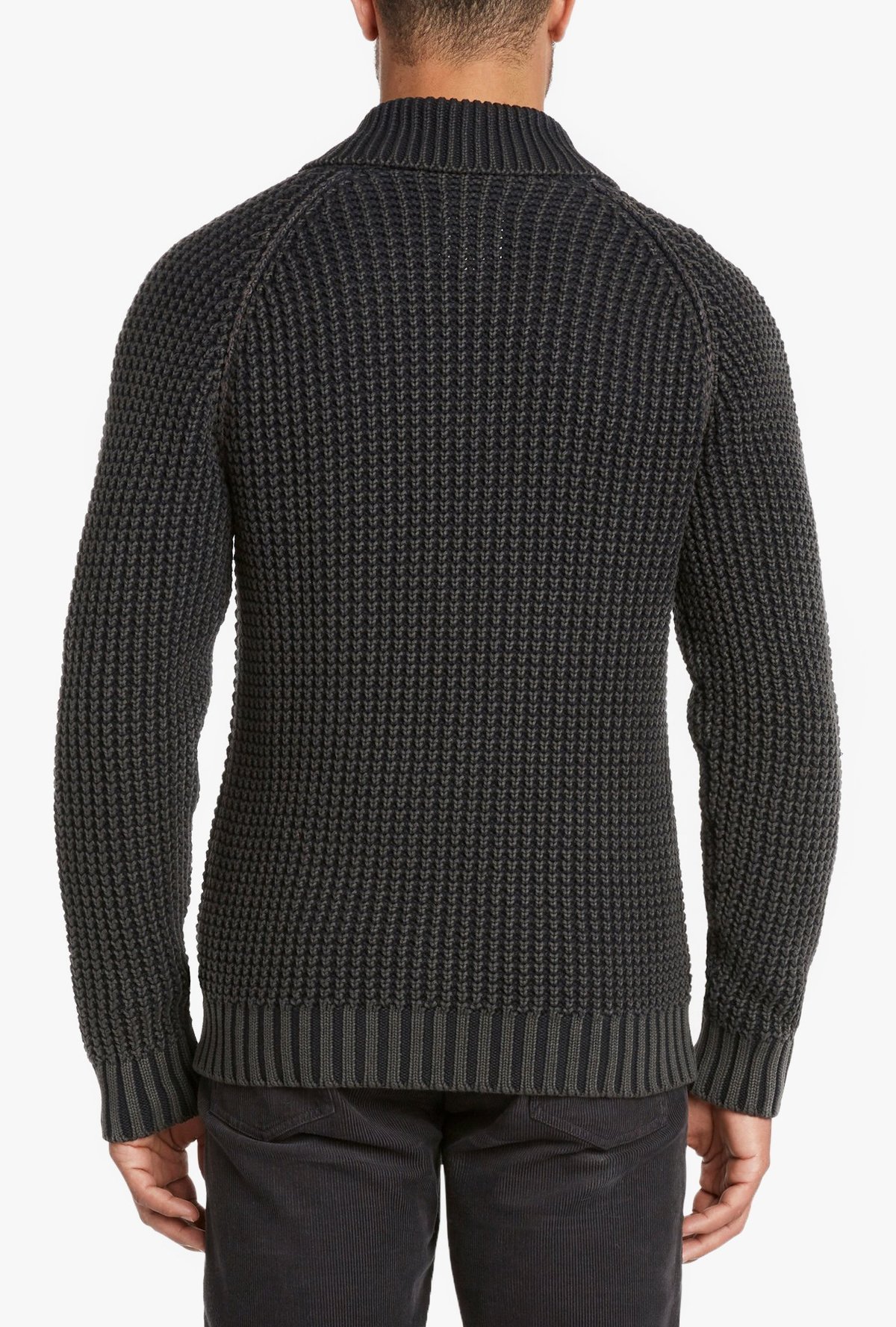 life/after/denim Waffle Shawl Collar 