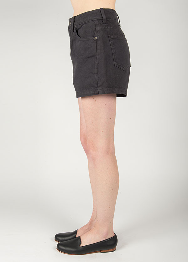 Objects Without Meaning - Hi-Rise Denim Short in Coal Objects Without Meaning - Hi-Rise Denim Short in Coal