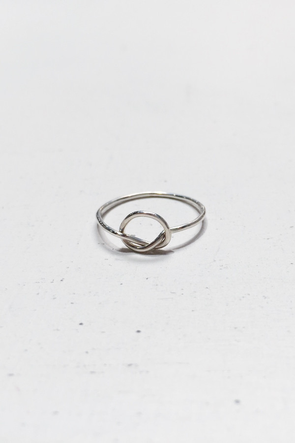 Bario Neal Knotted Rush Ring - Sterling Silver Bario Neal Knotted Rush Ring - Sterling Silver