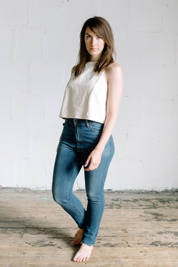 Hackwith Design House Mo Tank - Cream Hackwith Design House Mo Tank - Cream