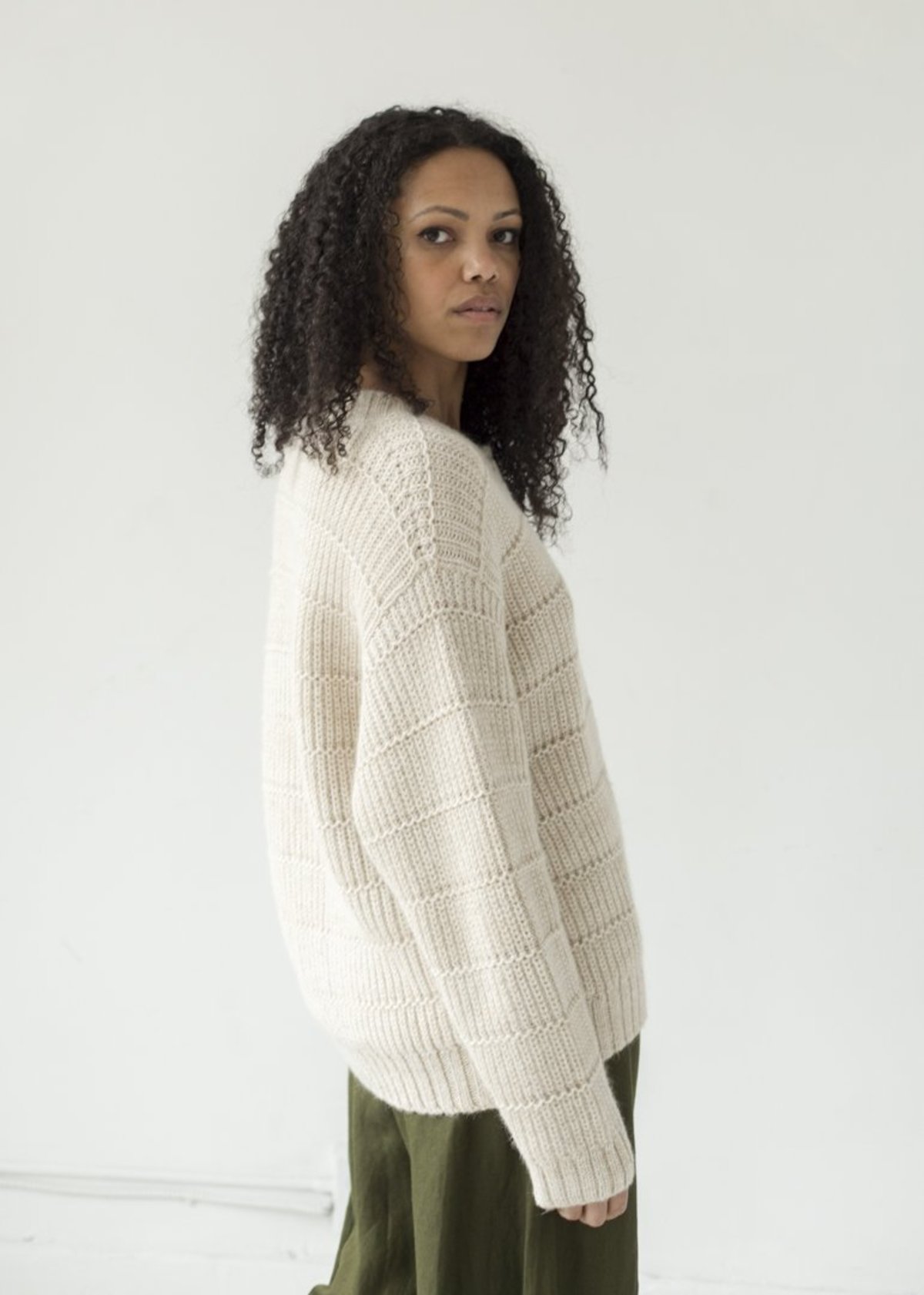 Micaela Greg Chain Stitch Cardigan 