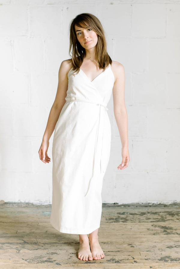 Veryan Wrap Dress - Ivory Veryan Wrap Dress - Ivory