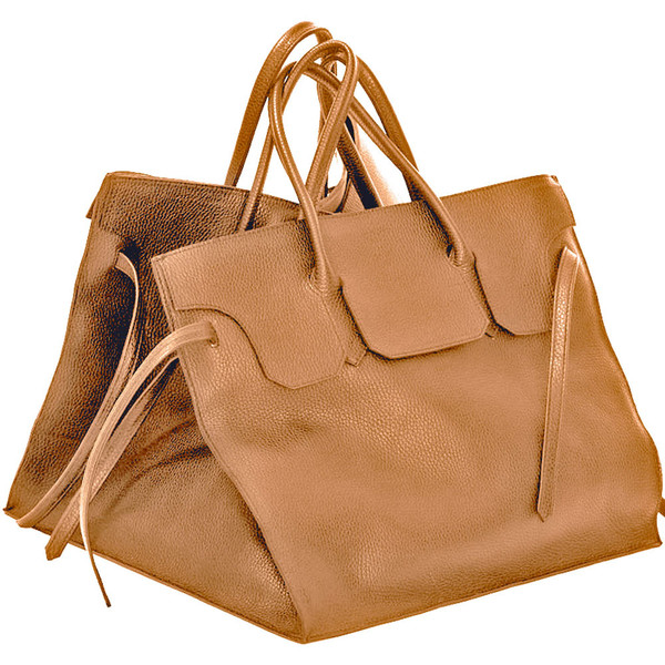Four Sided Rectangular Bag in Caramel Four Sided Rectangular Bag in Caramel