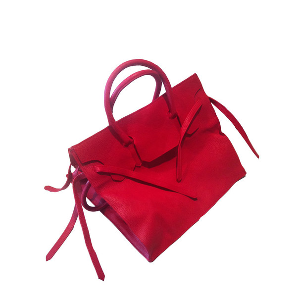 Four Sided Rectangular Bag in Red Four Sided Rectangular Bag in Red