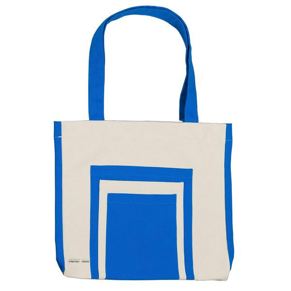 Slow and Steady Wins the Race Inventory Books Bag in Canvas, Black, Blue Slow and Steady Wins the Race Inventory Books Bag in Canvas, Black, Blue