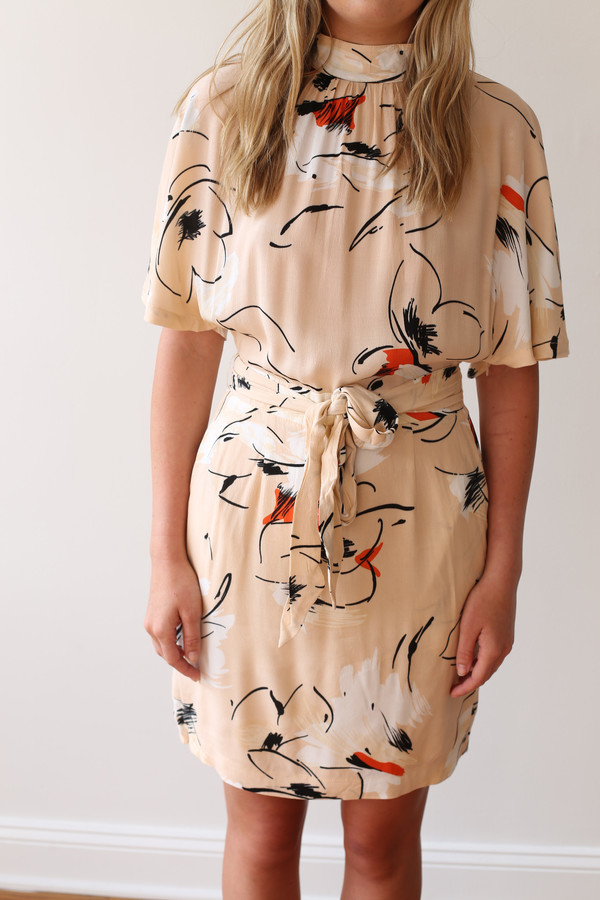 Ganni Akina Crepe Dress Ganni Akina Crepe Dress