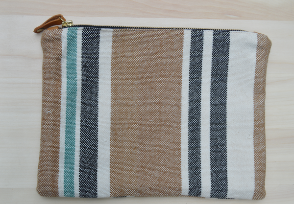 Ceri Hoover Bags Natural Stripe Waller Clutch Ceri Hoover Bags Natural Stripe Waller Clutch