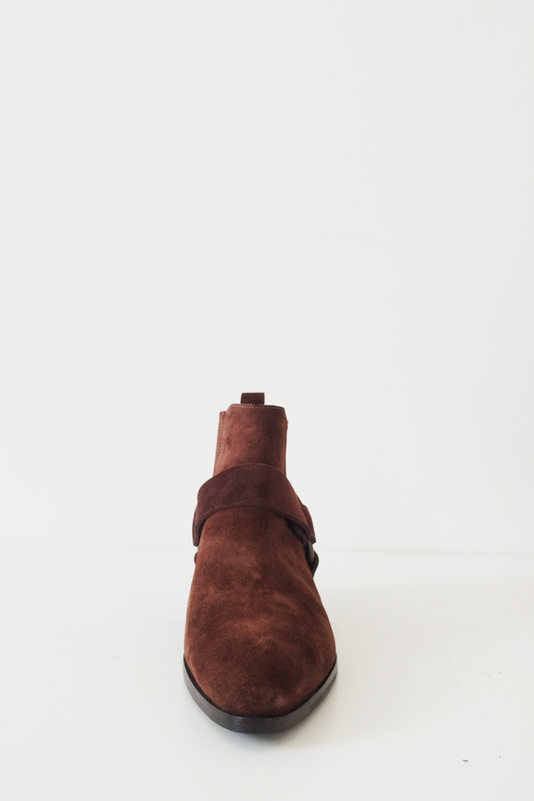 Assembly New York Brown Suede Harness Boot Assembly New York Brown Suede Harness Boot