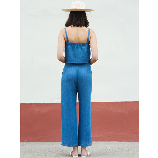 FIRST RITE - Wide Trouser Denim FIRST RITE - Wide Trouser Denim