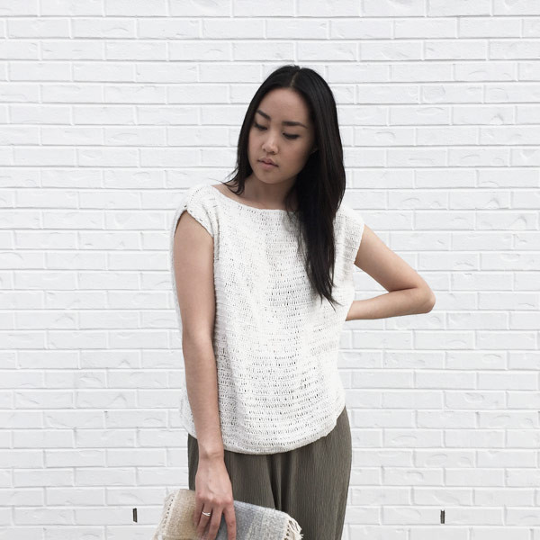 Rue Stiic - Crochet V Back Top Rue Stiic - Crochet V Back Top
