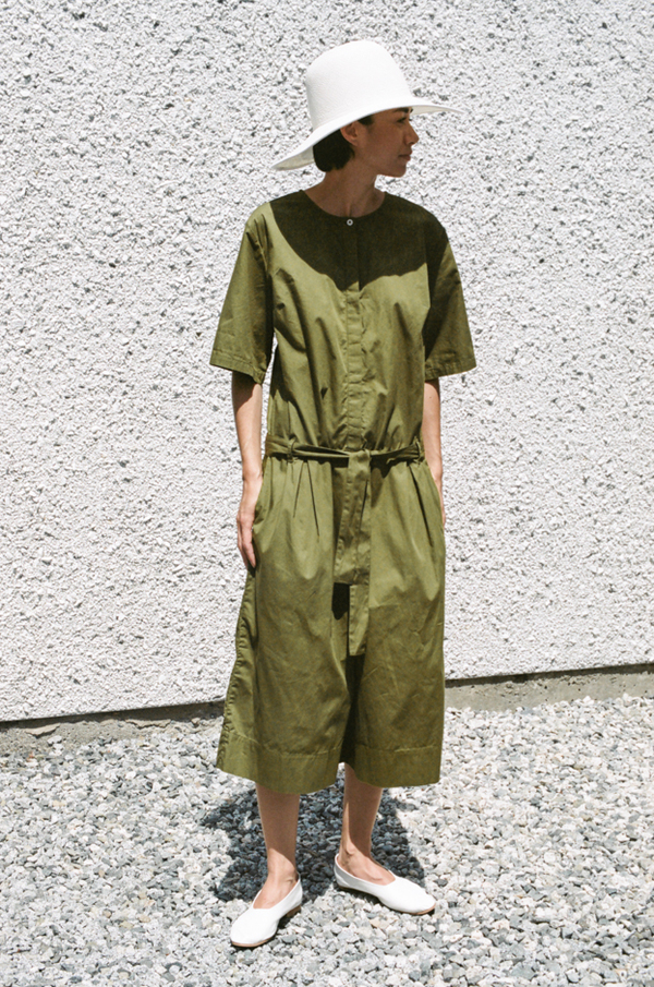Kowtow Pen to Paper Jumpsuit - olive Kowtow Pen to Paper Jumpsuit - olive