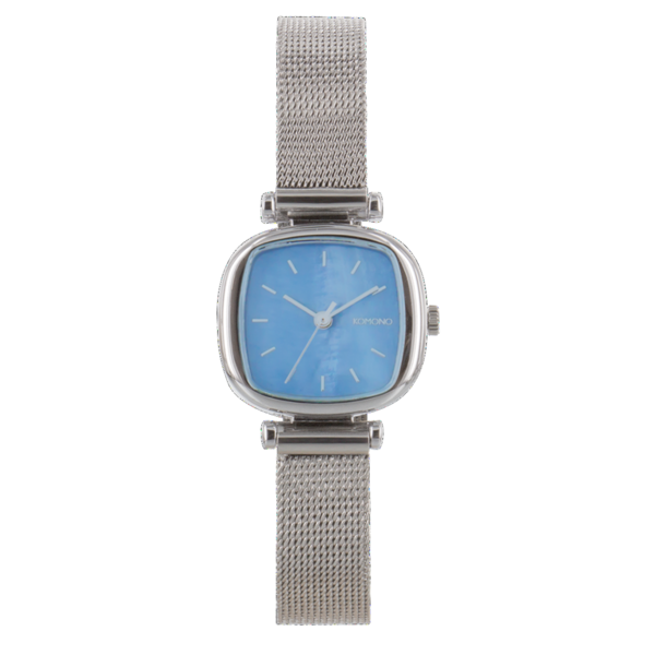 Komono - Moneypenny Royale Watch - Silver / Light Blue Komono - Moneypenny Royale Watch - Silver / Light Blue