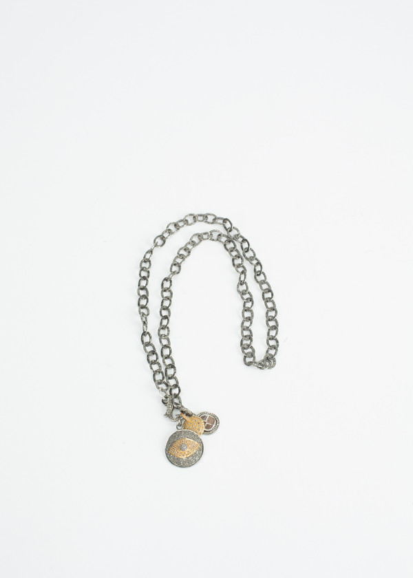 Jewels by Piper Evil Eye Diamond Necklace Jewels by Piper Evil Eye Diamond Necklace