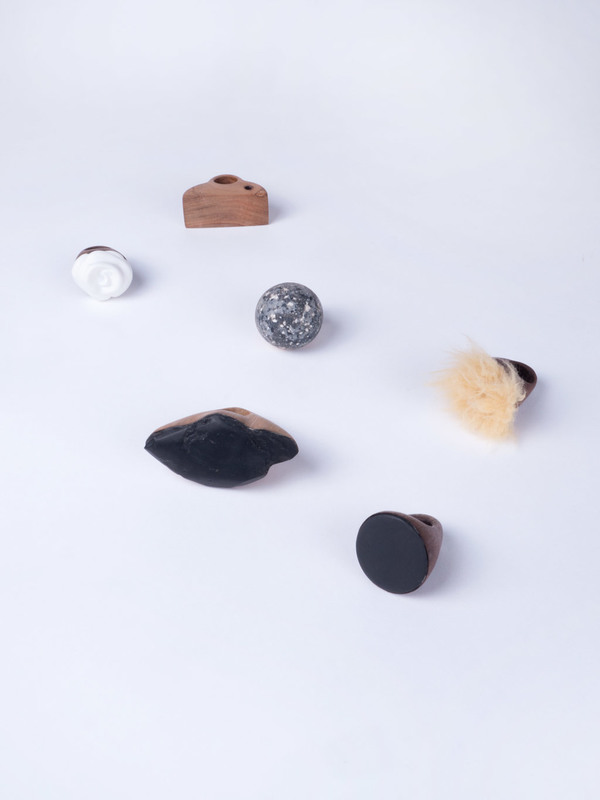 Paige Martin Woods Granite Ball Ring Paige Martin Woods Granite Ball Ring