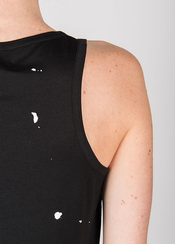 Rag & Bone - Splatter Tank in Black Rag & Bone - Splatter Tank in Black