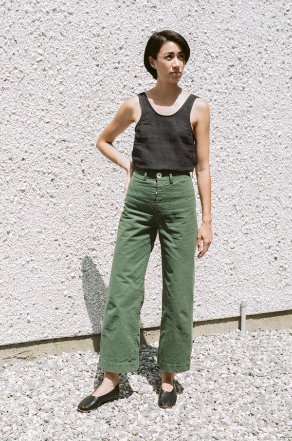 Jesse Kamm Sailor Pant - olive Jesse Kamm Sailor Pant - olive