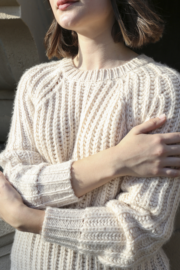 PRE-ORDER - Objects Without Meaning Rib Sweater, Oat PRE-ORDER - Objects Without Meaning Rib Sweater, Oat