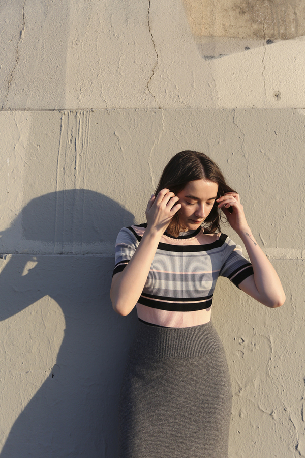 PRE-ORDER - Objects Without Meaning Rib Tee, Dark Stripes PRE-ORDER - Objects Without Meaning Rib Tee, Dark Stripes