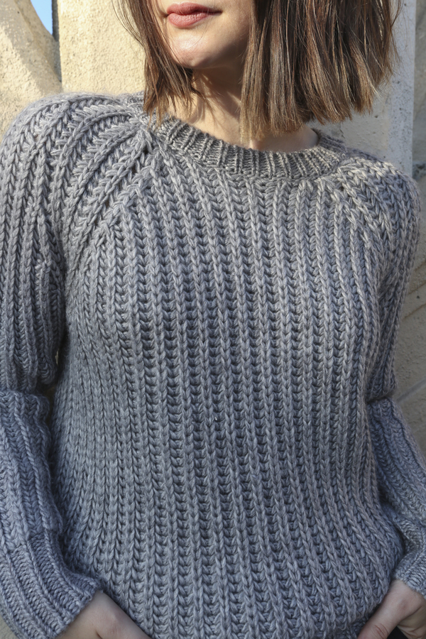 PRE-ORDER - Objects Without Meaning Rib Sweater, Grey PRE-ORDER - Objects Without Meaning Rib Sweater, Grey