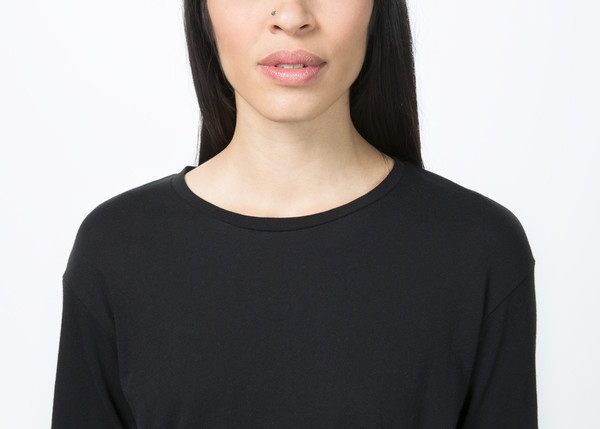 Organic by John Patrick 3/4 Sleeve Crew Neck Tee Organic by John Patrick 3/4 Sleeve Crew Neck Tee