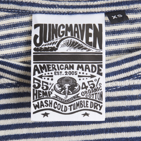 Jungmaven Striped Yarn Dyed Pocket Tee Jungmaven Striped Yarn Dyed Pocket Tee