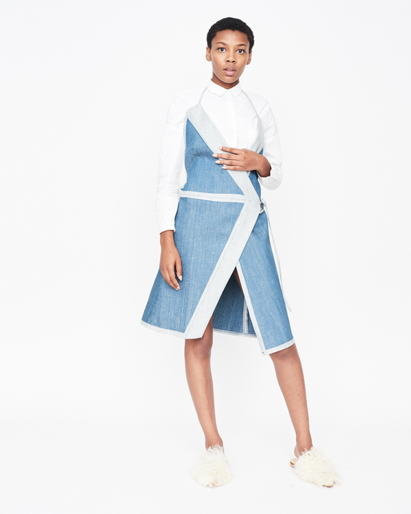 William Okpo Reemy Distressed Wrapped Skirt William Okpo Reemy Distressed Wrapped Skirt