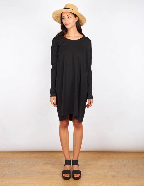 Kowtow Building Block Oversized Dress Black Kowtow Building Block Oversized Dress Black