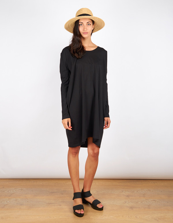 Kowtow Building Block Oversized Dress Black Kowtow Building Block Oversized Dress Black