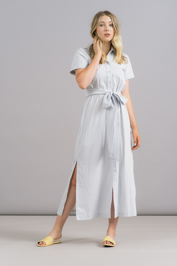 Ganni Misaki Cotton Long Shirtdress Ganni Misaki Cotton Long Shirtdress