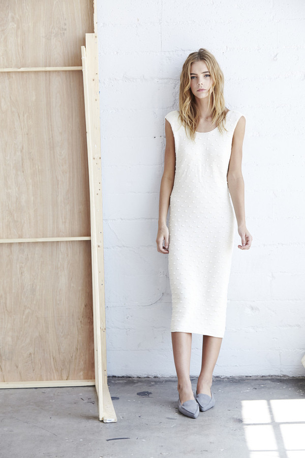 Callahan Nubby Low Back Dress Callahan Nubby Low Back Dress