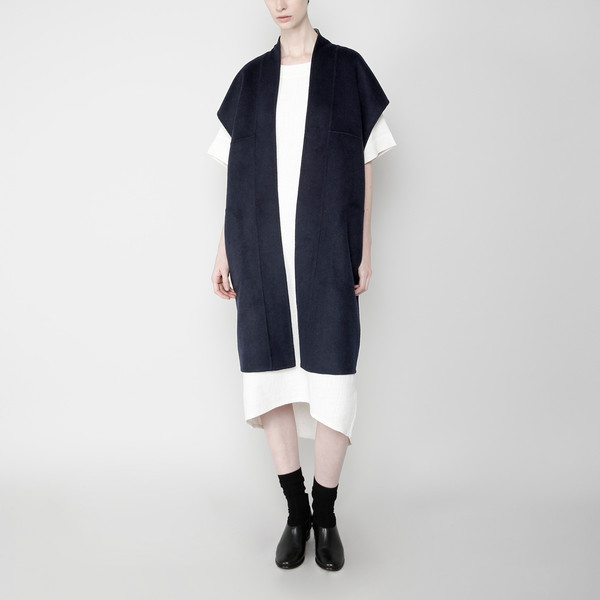 7115 by Szeki Reversible Kimono Vest FW16 7115 by Szeki Reversible Kimono Vest FW16