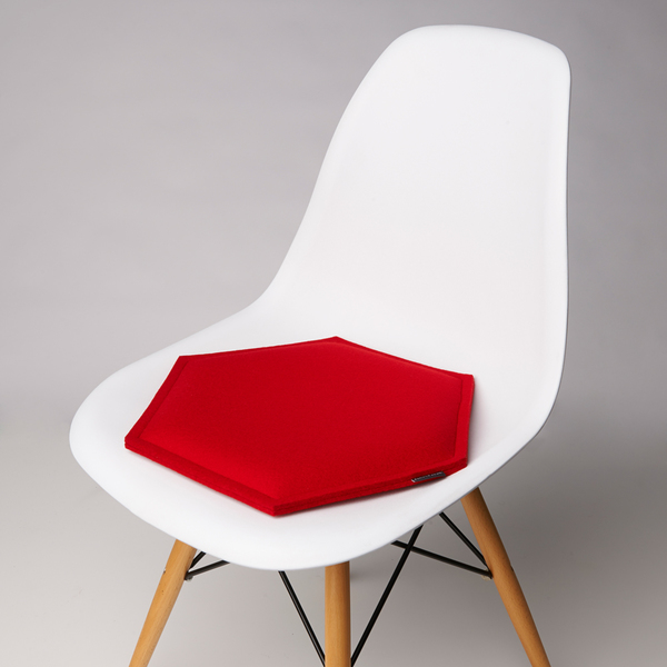 Zabuton Red Honeycomb Seat Pad Zabuton Red Honeycomb Seat Pad