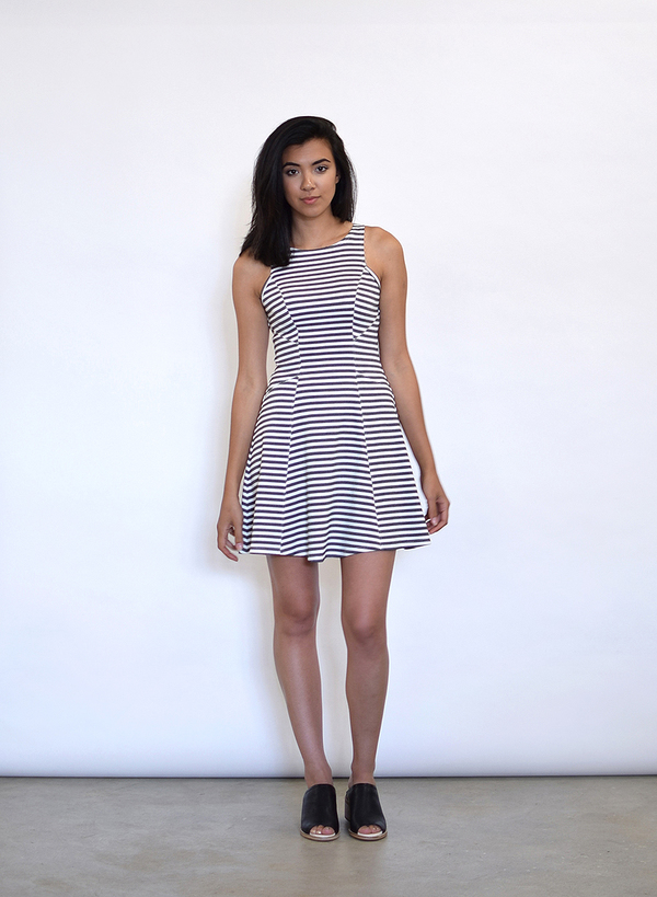 Fifteen Twenty Stripe Flare Dress Fifteen Twenty Stripe Flare Dress